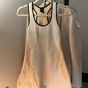 White PE Nation Tennis Dress